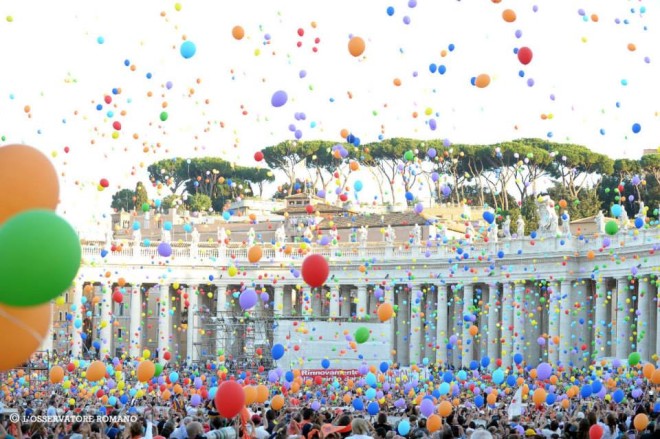 Family Day Image from Rome October 27 2013