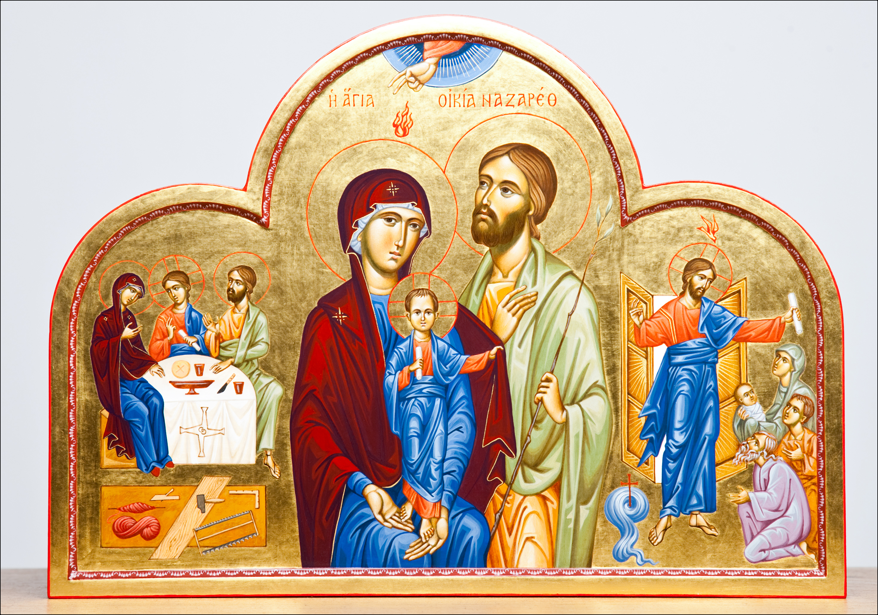 Icon of the Holy Family of Nazareth Photograph