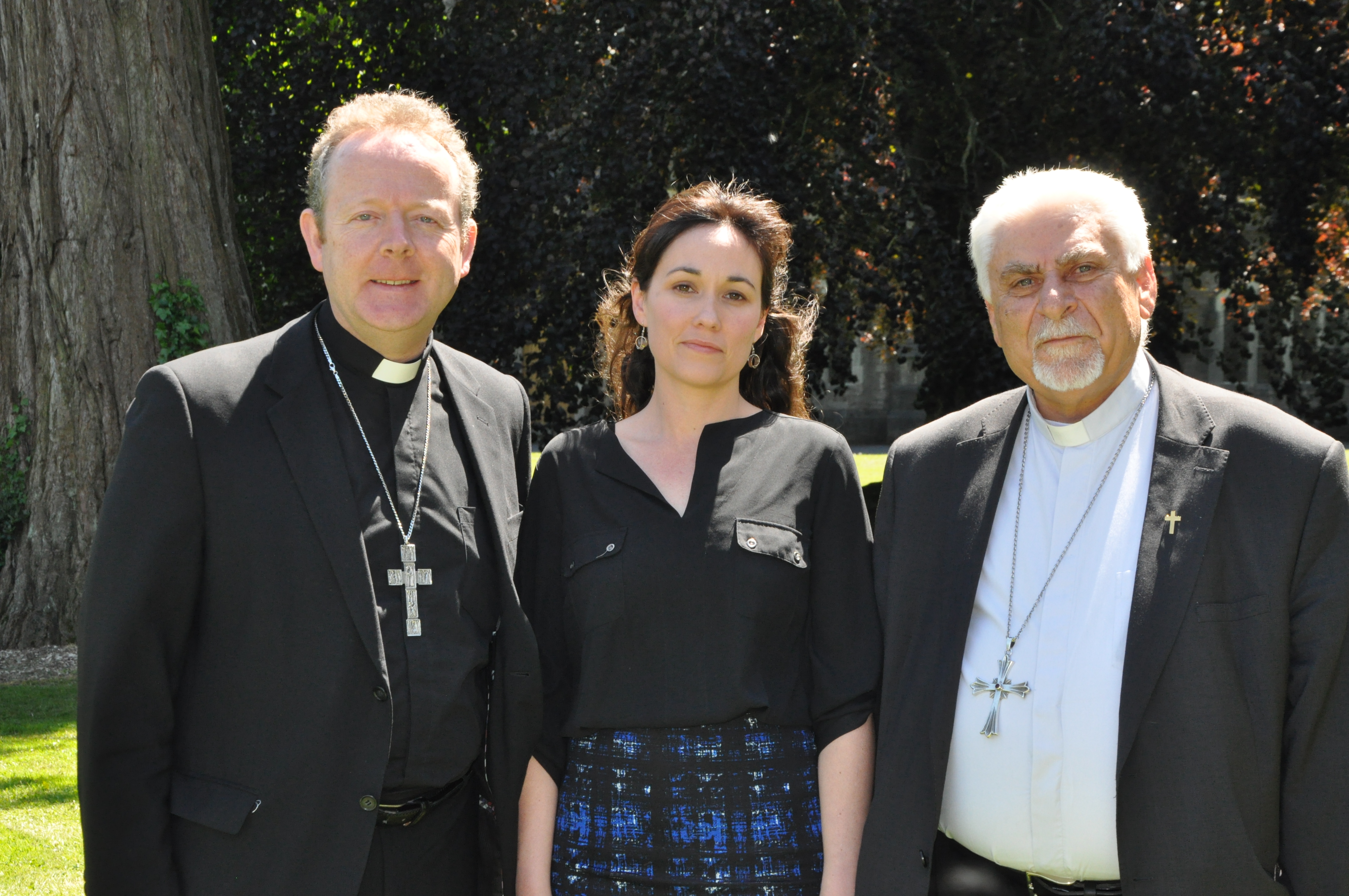 PIC 3 IBC June 2015 General Meeting - Archbishop Eamon Martin, Dr Nicola Brady, Council for Justice and Peace and the Syrian-Catholic Archbishop of Mosul Yohanna Petros Mouche
