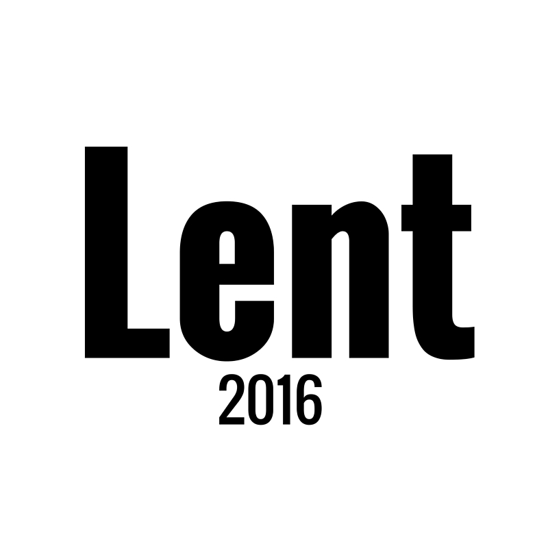 Lent 2016 Resources