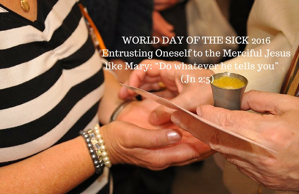 Message from Pope Francis for World Day of the Sick 2016
