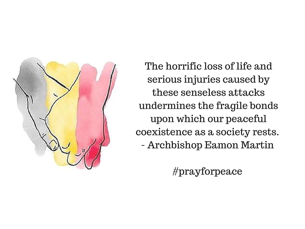 Archbishop Eamon Martin on Brussels attacks