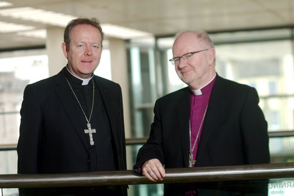Archbishop Eamon Martin with Archbishop Richard Clarke